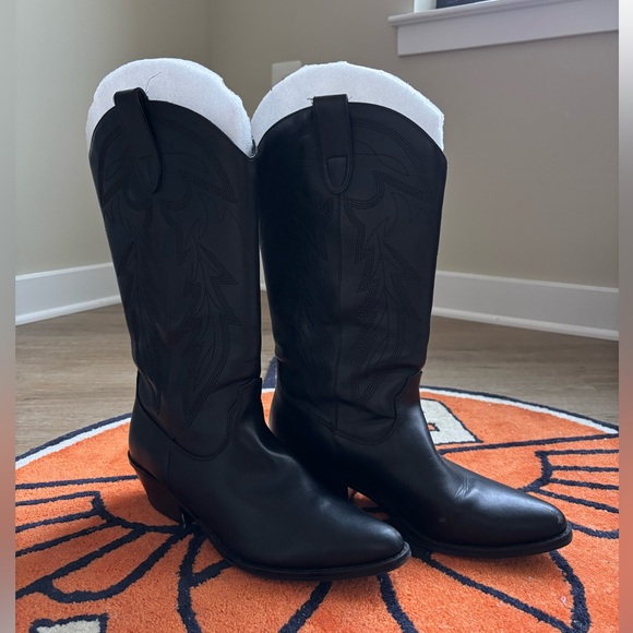 Madden Girl Shoes - Black Cowboy Boots